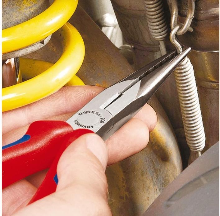 Produktbild Knipex Flachrundzange mit Schneide (200 mm)