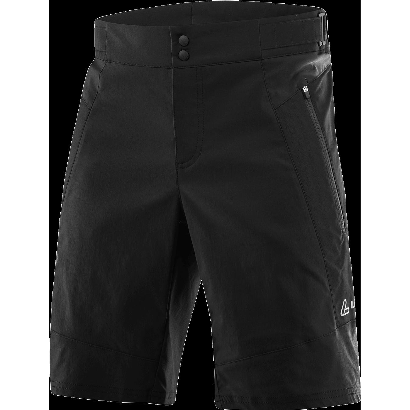 Löffler, Herren, Velohosen, Bike Shorts Voyage-E CSL (58), Schwarz, 58