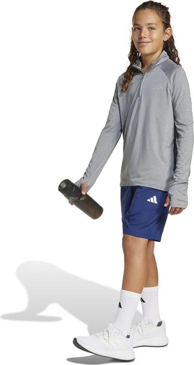 Actual product image adidas Kid's Goto PZ 1/4 Zip Longsleeve Tee (128)