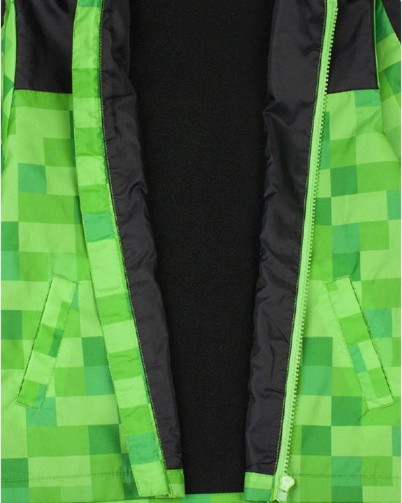 Produktbild Minecraft Jacke wasserfest mit Kapuze Jungen (164)