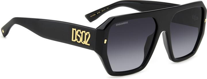Dsquared2 D2 0128/S Rechthoekig Acetaat Heren Zonnebril