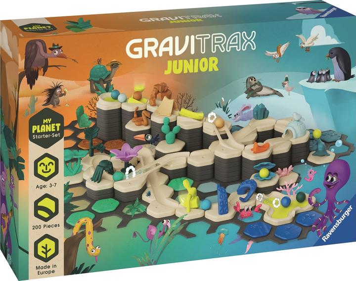 Actual product image Ravensburger GraviTrax Junior Starter Set XXL Planet