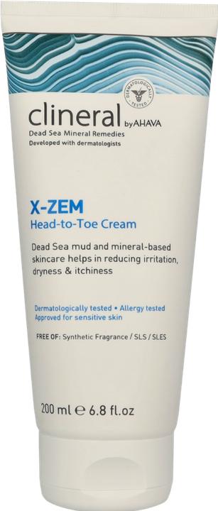 Immagine prodotto Ahava Crema intensiva per tutto il corpo Clineral X-ZEM (Crema dalla testa ai piedi) 200ml (Crema corpo, 200 ml)