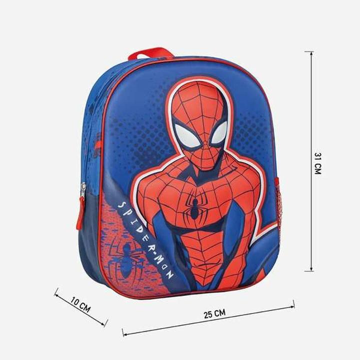 Actual product image Spiderman Spider-Man Schulrucksack Blau 25 X 31 X 10 Cm