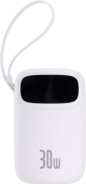 Actual product image Baseus QPow 2 10000mAh 30W powerbank (white) (10000 mAh, 30 W, 37 Wh)