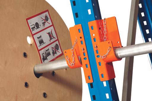 Actual product image Schulte Lagertechnik InclinedRoll Cable Drum Basic Shelf