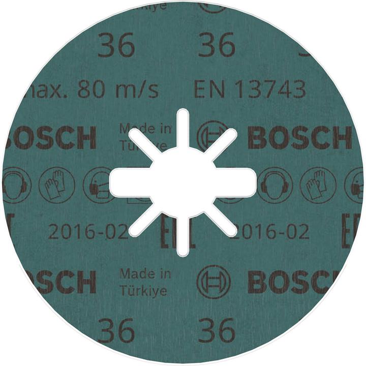Image du produit Bosch Professional Zubehör PRO R574 X-Lock disque fibre, 115 mm, G36 (36)