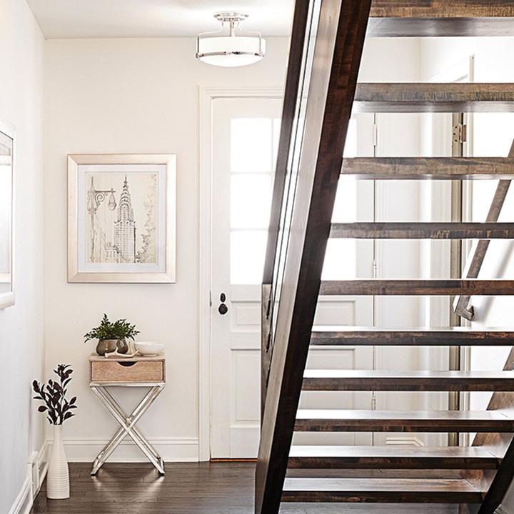 Actual product image Elstead Lighting Harper ceiling light E27 triple 25cm Medium Polished chrome (2500 lm, E27)