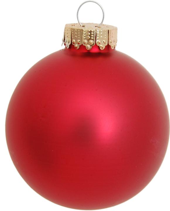 Produktbild Krebs Glas Lauscha Exklusives 16er Glaskugelset - Christbaumschmuck Grösse 5-7 cm (16x)