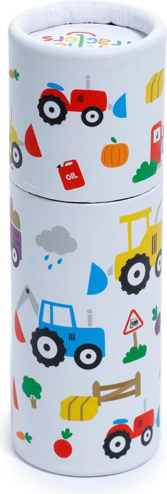 Image du produit Puckator Pot à crayons Little Tractors avec 12 crayons de couleur (12x)
