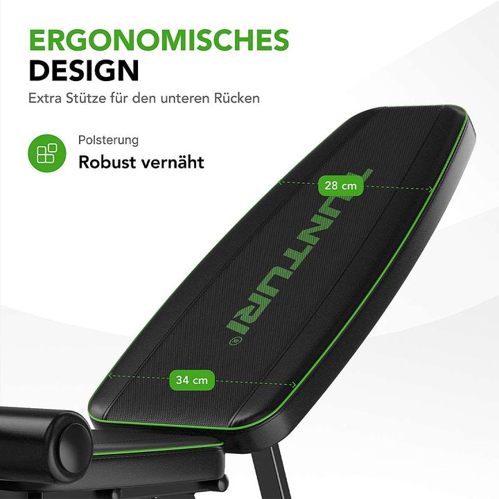 Actual product image Tunturi Verstellbare Hantelbank mit Bauch- und Beintrainer UB60