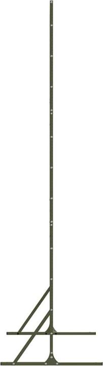 Produktbild vidaXL Metallzaunpanel Olivgrün Pulverbeschichteter Stahl