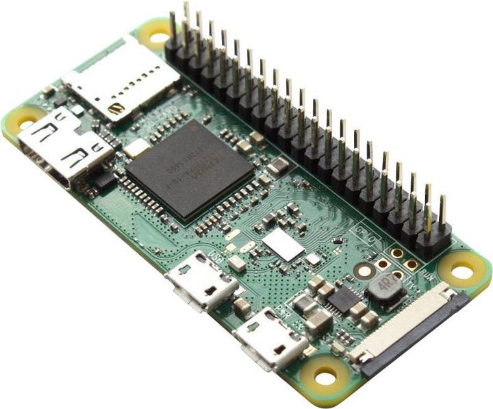 Actual product image Raspberry Pi Zero WH incl. 40 pin GPIO header