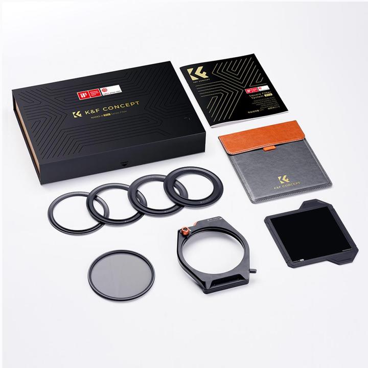 Produktbild K&F Concept Concept Filterkit Square X-Pro: Houder CPL ND1000 (ND- / Graufilter, 100 mm)