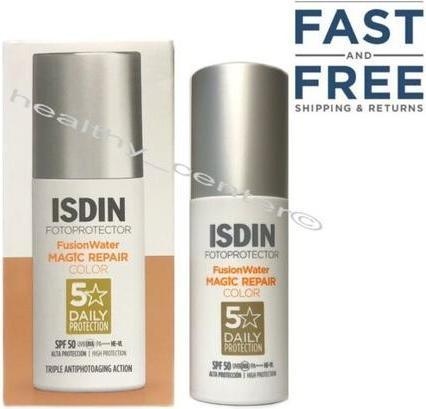 Actual product image Isdin Fusion Water Magic (Sun cream face, SPF 50, 50 ml)