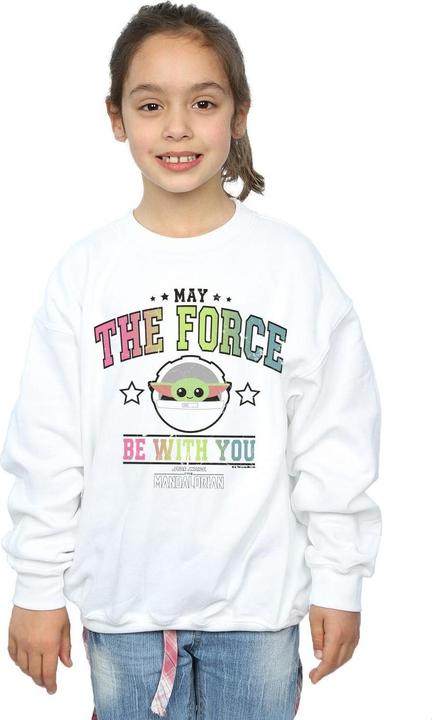 Image du produit Star Wars - Sweat THE MANDALORIAN THE FORCE COLLEGIATE - Fille (152, 158)