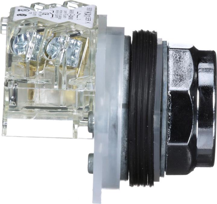 Actual product image Schneider Black push-button Ø 30, flat, 1ÖS 9001KR1BH13