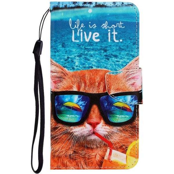 Thumbnail - MU Style Leder Bookcover Image Series (Samsung Galaxy S20 Ultra), Smartphone Hülle, Mehrfarbig