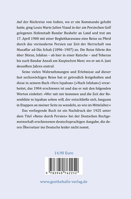 Produktbild Nach Isfahan (Deutsch, Jörn Steinberg, Pierre Loti, 2015)