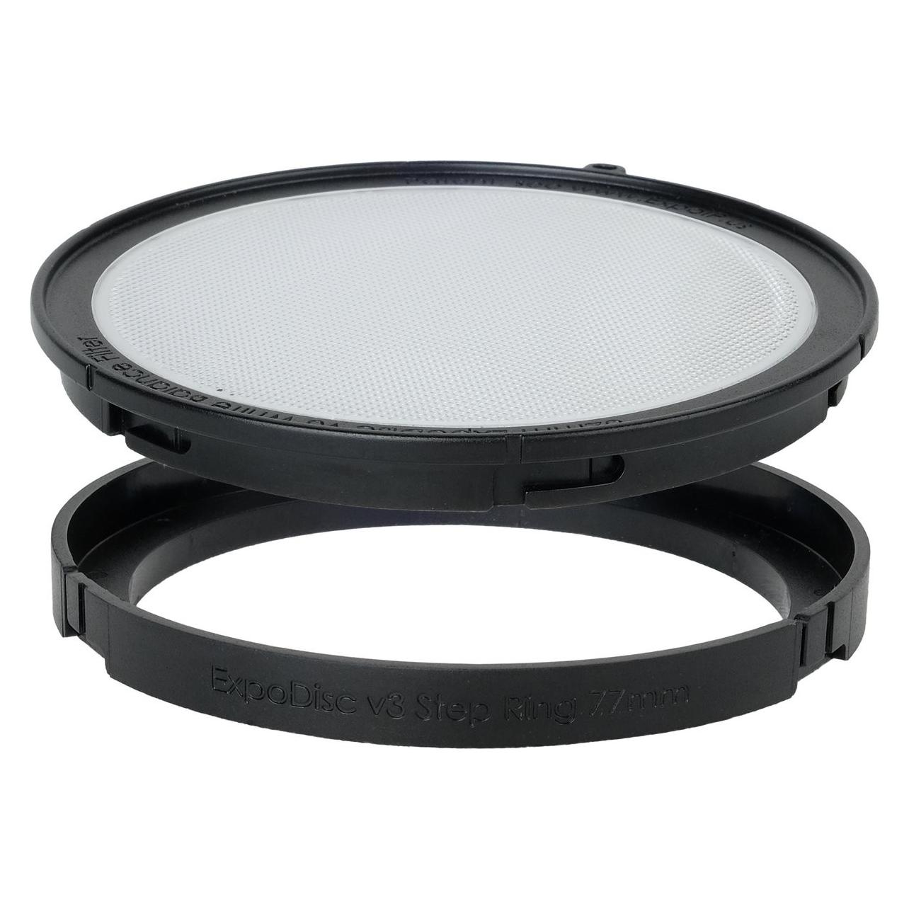 Rogue ExpoImaging Witbalansfilter ExpoDisc V3 77mm (nieuw) (77 mm, Neutraal Kleurenfilter), Lensfilter, Transparant