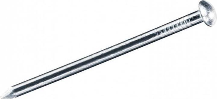 Lot De 100 Clous à Tête Large Plaqués Zinc - 2x20 Mm, Pour Bricolage (neuf)