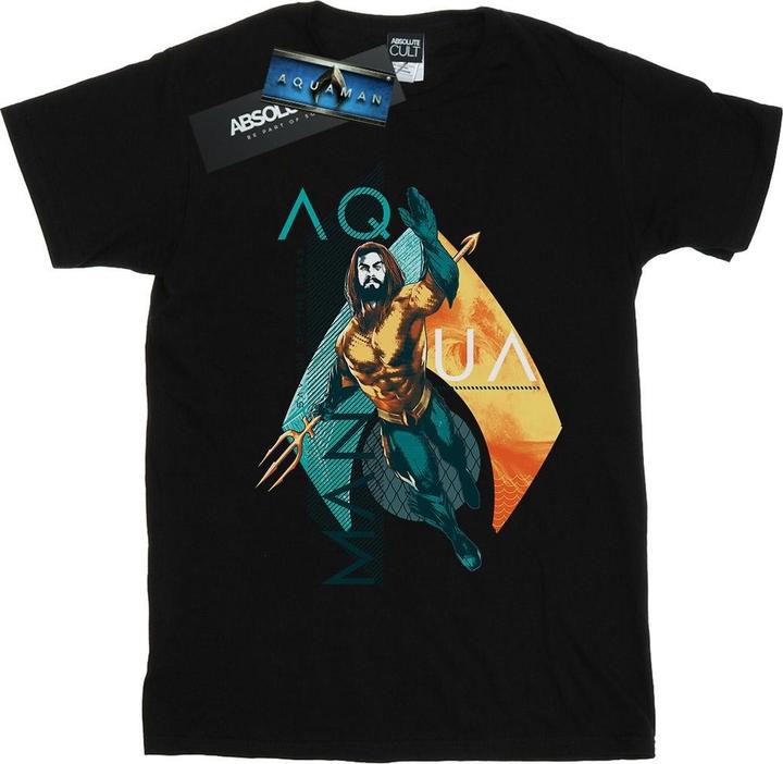 Immagine prodotto Maglietta con icona tropicale di Aquaman (XL)