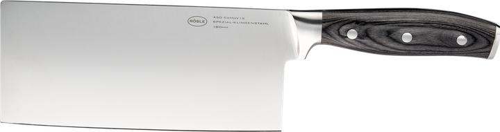 Immagine prodotto Rösle Chinesisches Kochmesser Wolfgrey mit Griff Pakka 18 cm (18 cm)