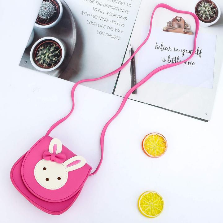 Produktbild Only-Bags.Store Kinder Umhängetasche, niedliche Hase Crossbody Tasche, PU-Leder