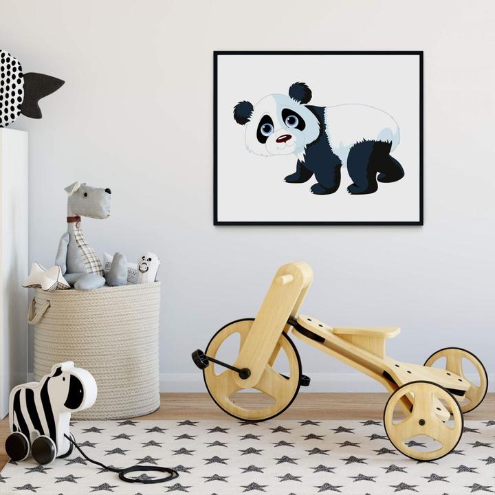 Produktbild Trenddeko Laufender Panda (120 x 100 cm)