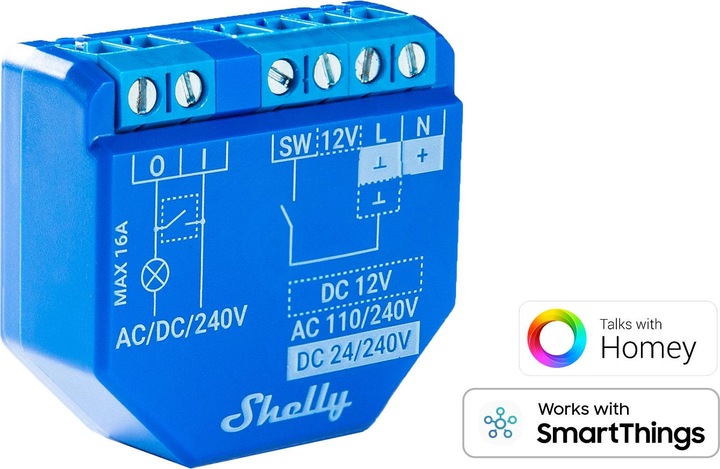 Image du produit Shelly Plus 1 (Actionneur de commutation)