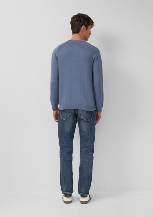 Produktbild s.Oliver Strickpullover Strickpullover aus Baumwolle mit Raglanärmeln (3XL)