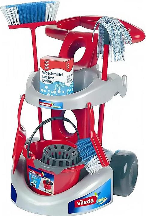 Actual product image Theo Klein Vileda broom trolley