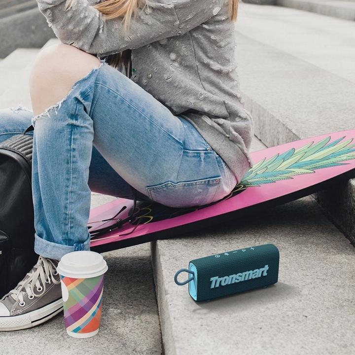 Actual product image Tronsmart Trip Wireless Bluetooth 5.3 speaker, waterproof IPX7 10W blue (20 h)