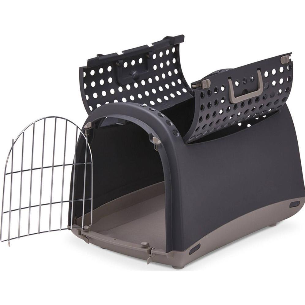 Meilleurs prix pour Imac Transporteur Linus Cabrio Anthracite 50X32X34,5 Cm