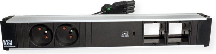 Produktbild Bachmann CONI 2xUTE 1xUSB C 60W 2xCM 0.2m GST18 (2 x, CEE 7/5, CEE 7/3, 0.20 m)