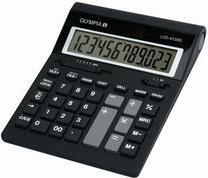 Actual product image Olympia Desktop calculator LCD-612SD, 12-digit LCD display (LCD-612SD) (Solar cells, Batteries)