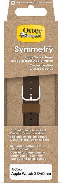 Image du produit OtterBox Symmetry Cactus Leather Watch Band pour Apple Watch 9/8/7 41mm (41 mm, 38 mm, 40 mm, Cuir végétalien, Watch Series 3 38mm, Apple Watch Series 10)
