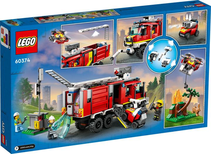 Produktbild LEGO Einsatzleitwagen der Feuerwehr (60374, LEGO City)