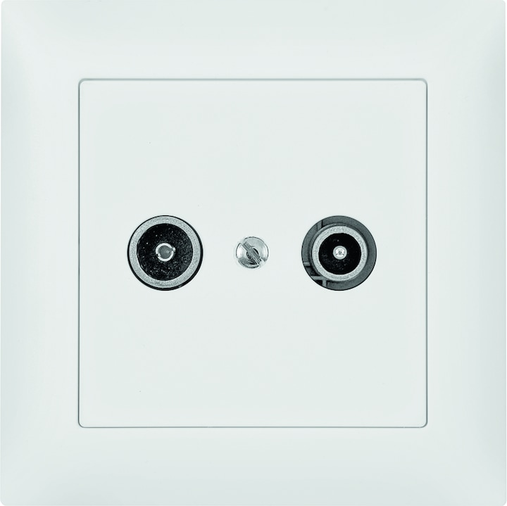Actual product image Feller Edizio Due UP R/TV o.Resistance (14 dB, Plug socket)