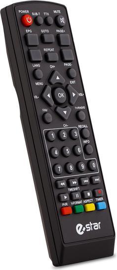 Produktbild Estar TV-Box DVBT2 536 HD Schwarz (DVB-T, DVB-T2)