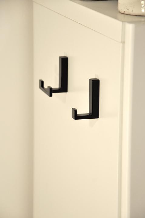 Produktbild Siro MantelHaken Doradus GarderobenHaken 15x61mm, Haken ZN schwarz matt