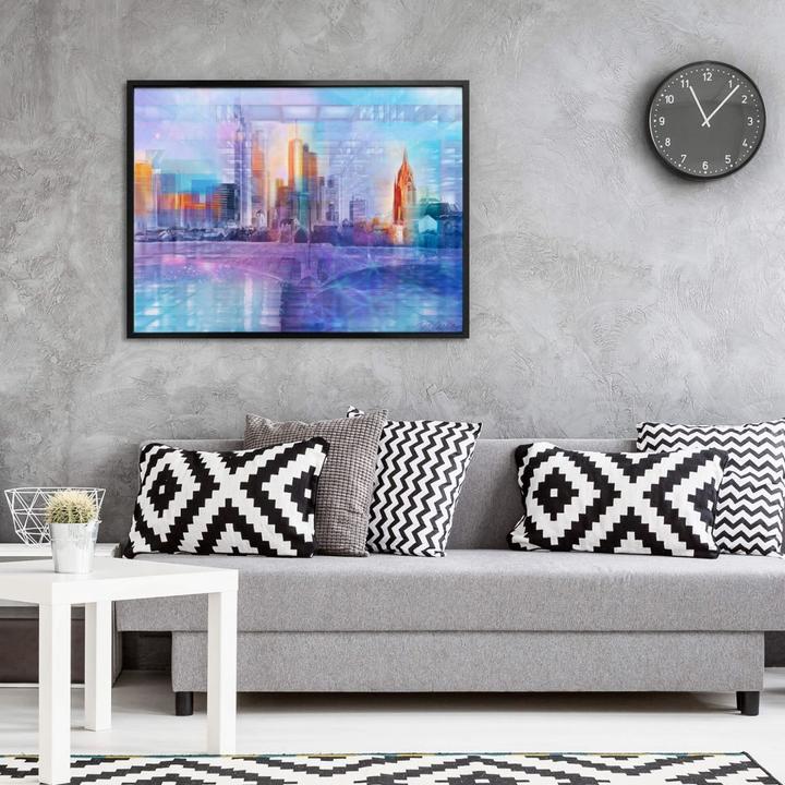 Produktbild Trenddeko Frankfurt am Main farbig (60 x 50 cm)