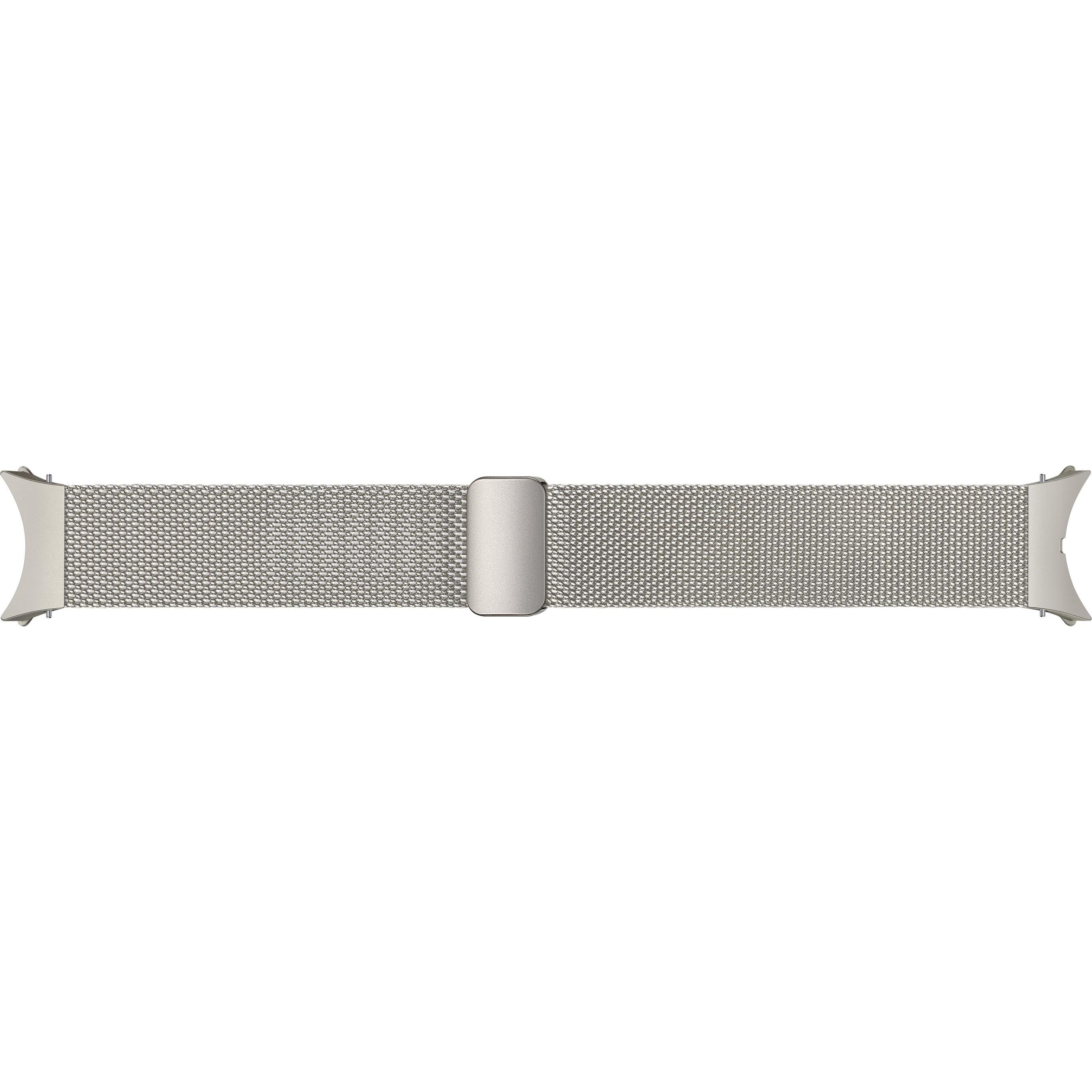 Samsung Milanese Strap (40 mm, Edelstahl), Uhrenarmband, Silber
