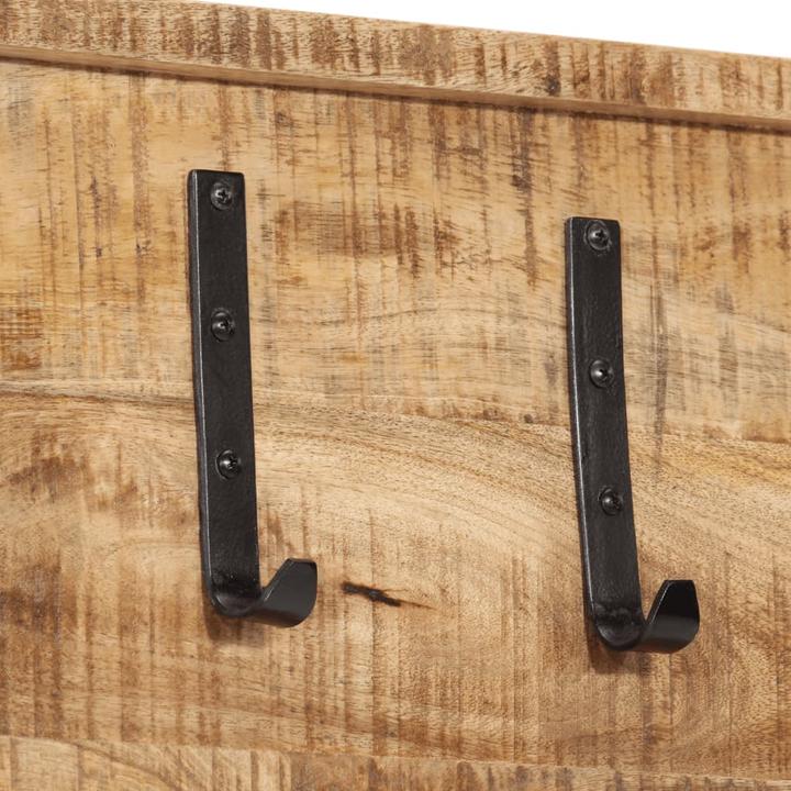 Actual product image vidaXL Wall coat rack with 5 hooks
