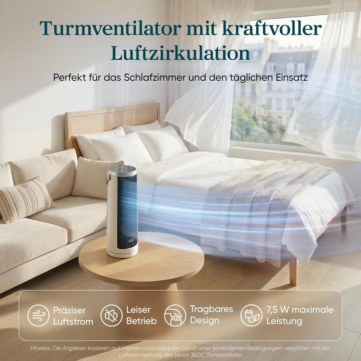 Produktbild Levoit Turmventilator mit Timer (43 dB)