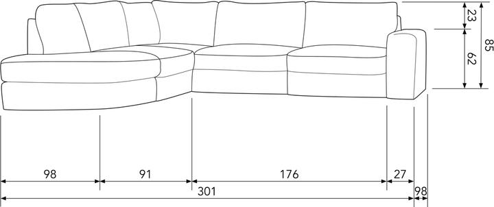 Actual product image Vtwonen Family (Corner sofa)