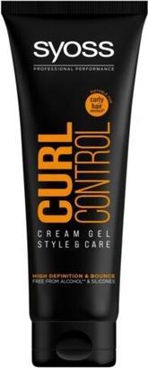 Syoss Curl Control Cream Gel Cream Styling Gel For Curly Hair 250ml (Hair gel, 250 ml)