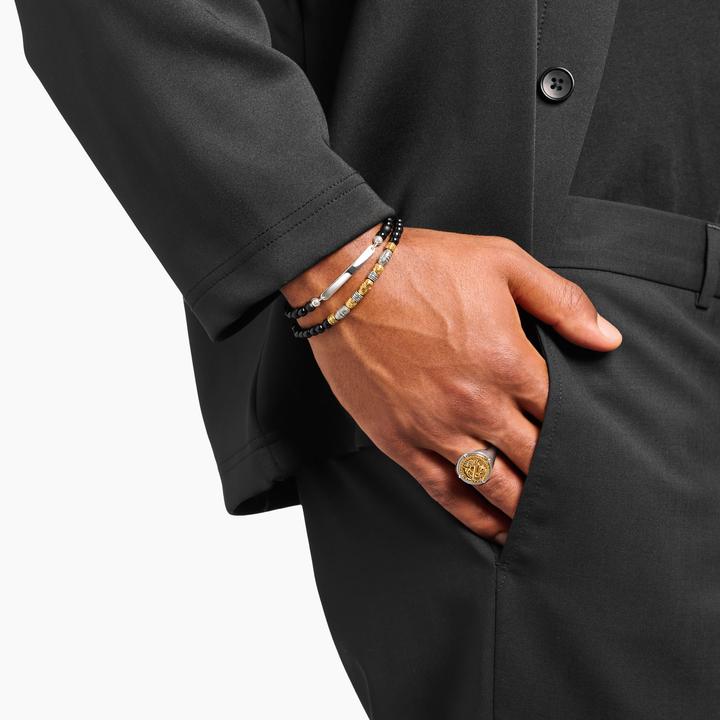 Immagine prodotto Thomas Sabo Bracciale con perline incidibili (21 cm, Argento 925)