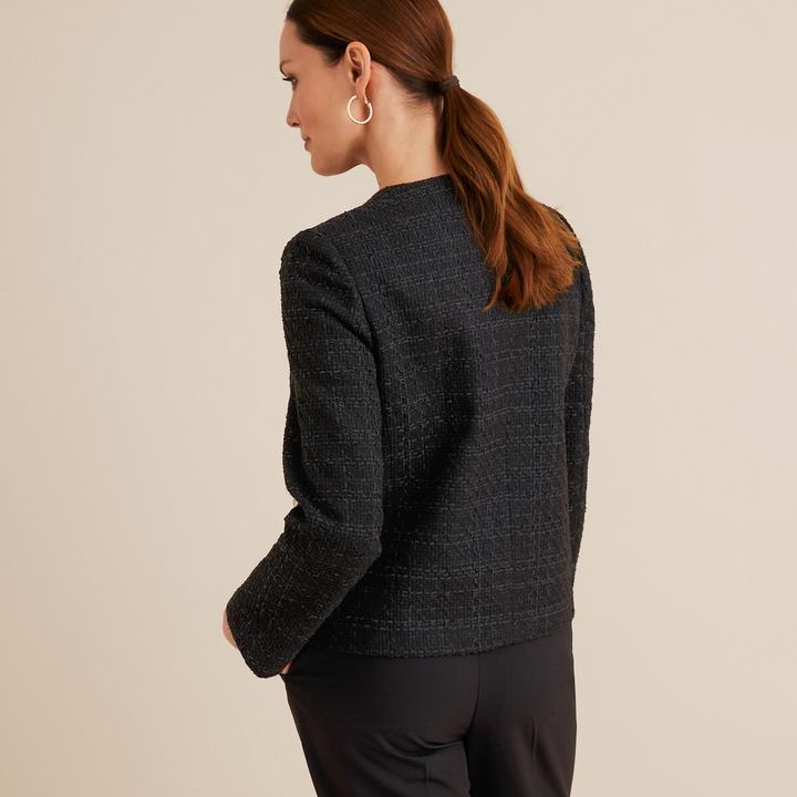Produktbild Anne Weyburn Kurze Tweedjacke mit gerader Schnittform (40)