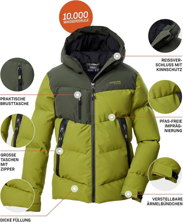 Actual product image Killtec Quilted Jacket with Hood (152)